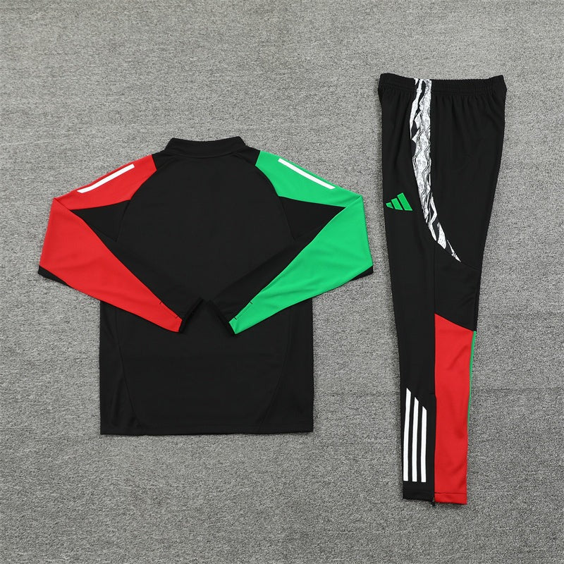 Arsenal Black and Red x Green Tracksuit